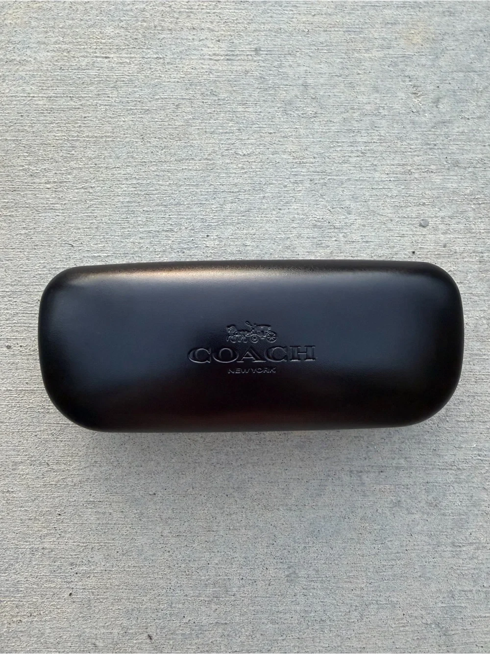 COACH Black and Gold Eyewear Case